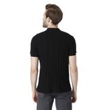 Fabrika Basic Siyah Erkek Polo T-shirt, Kısa Kol, S Beden