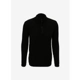 Fabrika Bato Yaka Basic Jakarlı Siyah Erkek Kazak F3WM-KZK157