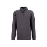 Fabrika Bato Yaka Düz Erkek Sweatshırt Fc4Wm-Swt 2233., Antrasit, M