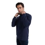 Fabrika Bato Yaka Düz Erkek Sweatshırt Fc4Wm-Swt 2233., Lacivert, Xl