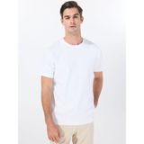 Fabrika Beyaz Erkek Bisiklet Yaka Relaxed T-Shirt F4SM-TST 2847 - XL