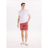 Fabrika Beyaz Erkek Slim Fit Flamlı T-Shirt F6SM-TST 2900 - XL