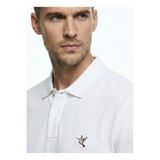 Fabrika Beyaz Erkek Slim Fit Polo T-Shirt F6SM-TST 2103