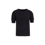 Fabrika Bisiklet Yaka Basic Düz Siyah Kazak Kadın F4WL-KZK0672 - XL