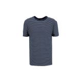 Fabrika Bisiklet Yaka Çizgili T-Shirt, M, 5003330394, Lacivert, Erkek