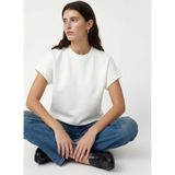 Fabrika Bisiklet Yaka Düz Kırık Beyaz Sweatshirt, Tek Ebat, 5003327959, Kırık Beyaz, kadın