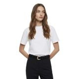 Fabrika Bisiklet Yaka Düz Kırık Beyaz T-Shirt, M, 5003328004, Kırık Beyaz, Kadın