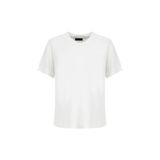Fabrika Bisiklet Yaka Düz Kırık T-Shirt, M, 5003328033, Beyaz, Kadın