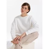 Fabrika Bisiklet Yaka Düz Sweatshırt RAVELLO-Y, L, 5003258129, Ekru, kadın