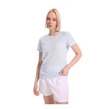 Fabrika Bisiklet Yaka Düz T-Shirt, L, 5003327818, Mavi, Kadın