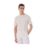 Fabrika Bisiklet Yaka Düz T-Shirt, M, 5003229877, Bej, Erkek