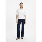 Fabrika Bisiklet Yaka Düz T-Shirt, XL, 5003327723, Beyaz, Kadın