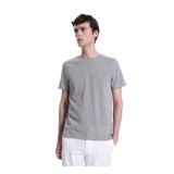 Fabrika Bisiklet Yaka Flamlı T-Shirt, XL, 5003328059, Gri, Erkek