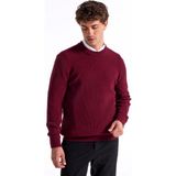 Fabrika Bisiklet Yaka Regular Fit Düz Bordo Erkek Kazak FC4WM-KZK 2599. - XL