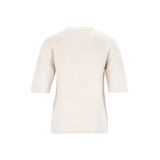 Fabrika Bisiklet Yaka Relaxed Düz Kazak, XL, 5003273380, Ekru, Kadın