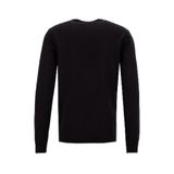 Fabrika Bisiklet Yaka Slim Fit Düz Kazak, M, F5WM-KZK 2883, Siyah, Erkek