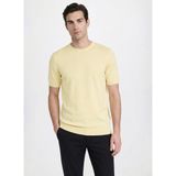 Fabrika Bisiklet Yaka Slim Fit Düz Sarı Erkek Kazak F6SM-KZK 2551 - XL