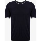 Fabrika Bisiklet Yaka Slim Fit Düz Siyah Erkek Kazak F4SM-KZK 0744 - XL