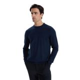 Fabrika Bisiklet Yaka Slim Fit Kazak, M, F5WM-KZK 2883, Lacivert, Erkek