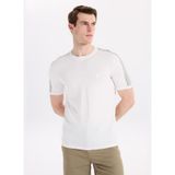 Fabrika Bisiklet Yaka Slim Fit Kazak, XL, 5003329455, Beyaz, Erkek