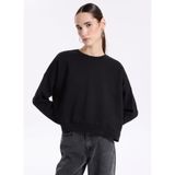 Fabrika Bisiklet Yaka Sweatshırt RAVELLO, S, 5002713463, Siyah, kadın