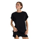 Fabrika Bisiklet Yaka Taşlı T-Shirt, XS, 5003273402, Siyah, Kadın