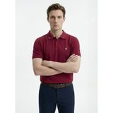 Fabrika Bordo Erkek Slim Fit Polo T-Shirt F5SM-TST 2779 N - 3XL