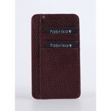 Fabrika Bordo Kadın Kartlık Frk 528 Flt Deri Bordo
