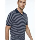 Fabrika Çizgili Polo T-Shirt, XL, 5003330409, Lacivert, Erkek
