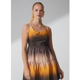 Fabrika Çok Renkli Desenli Mini Elbise, 40, 5002976407, Çok Renkli, Kadın