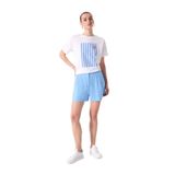 Fabrika Comfort 5003225689 Mavi Kadın Rahat Kalıp Şort