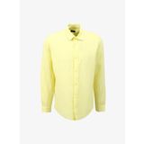 Fabrika Comfort Basic Gömlek Yaka Düz Açık Sarı Erkek Gömlek FC4SM-GML 0784