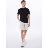 Fabrika Comfort Bej Erkek Regular Fit Keten Karışımlı Bermuda Şort FC5SM-SHT 2538