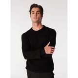 Fabrika Comfort Bisiklet Yaka Regular Fit Jakarlı Siyah Erkek Kazak FC3WM-KZK335 - 2XL