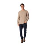 Fabrika Comfort Bisiklet Yaka Regular Fit Petek Desenli Vizon Erkek Kazak FC4WM-KZK 2514, XL, 5003154842