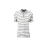 FABRIKA COMFORT Çizgili Polo T-Shirt, XL, FC4SM-TST 0889, Gri, Erkek