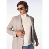 FABRIKA COMFORT Çizgili Yün Karışımlı Ceket, 48, 5003156683, Vizon, Erkek