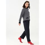 Fabrika Comfort CM-DAFNE Lastikli Bel Basic Lacivert Kadın Pantolon