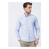 Fabrika Comfort CM Ryan D 901 Düğmeli Regular Fit Armürlü Erkek Gömlek