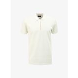 Fabrika Comfort Düz Kırık Beyaz Erkek Polo T-Shirt FC4SM-TST 0705