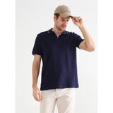 Fabrika Comfort Düz Lacivert Erkek Polo T-Shirt cm Serıus - 3XL