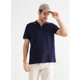 Fabrika Comfort Düz Lacivert Erkek Polo T-Shirt CM SERIUS