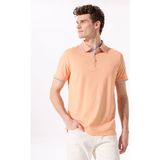 Fabrika Comfort Düz Somon Erkek Polo T-Shirt cm Ds 01 02 - 2XL