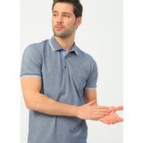 Fabrika Comfort Erkek Kısa Kollu Polo Yaka Lacivert Polo Tişört - XXXL