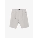 Fabrika Comfort Gri Erkek Bağlamalı Regular Fit Bermuda Şort FC4SM-SHT 0895