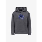 Fabrika Comfort Kapüşon Yaka Nakışlı Antrasit Kadın Sweatshırt FC4WL-SWT0497