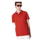 Fabrika Comfort Kiremit Erkek Polo T-Shirt 3XL