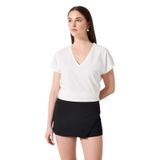 FABRIKA COMFORT Kırık Beyaz Relaxed Nakışlı T-Shirt, XL, 5003223997, Kırık Beyaz, Kadın