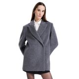 FABRIKA COMFORT Kruvaze Kaban, 42, 5003156086, Antrasit, Kadın