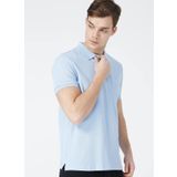 Fabrika Comfort Mavi Erkek Polo T-Shirt 2XL